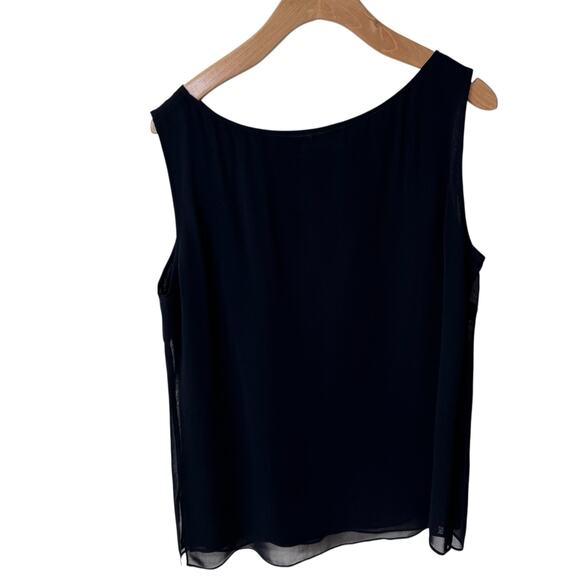 NITYA Double Layered Keyhole Sleeveless Blouse Size 38 - Picture 2 of 9